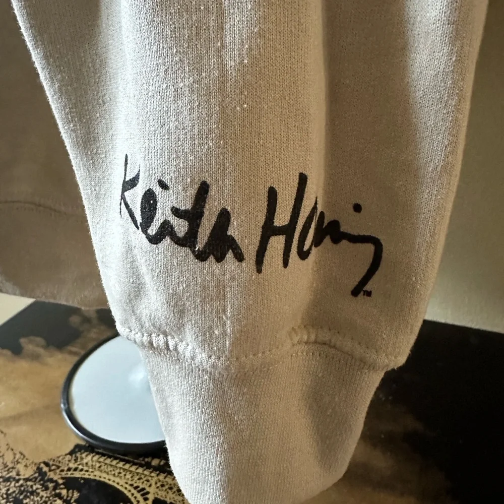 NWOT Keith Haring (M) Pop Art Hoodie Sweatshirt - Picture 4 of 5